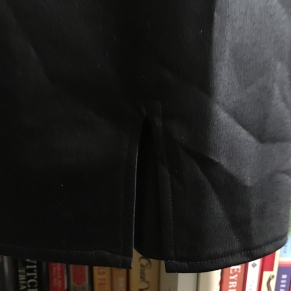 Princess Polly Black Mini Dress w Feather Faux Fur Straps - Picture 4 of 6